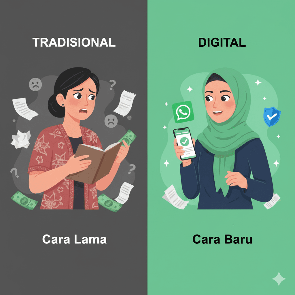 Perbandingan arisan tradisional vs arisan digital